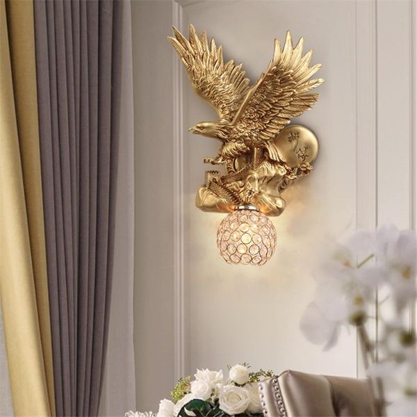 classical retro eagle wall lamps american living room animal decoration lighting staircase bar l corridor aisle wall lights
classical retro eagle wall lamps american living room animal decoration lighting staircase bar l corridor aisle wall lights