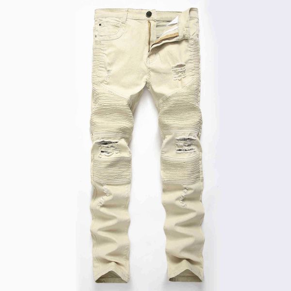 men's pants wholesale male personality wrinkle slim elastic jeans pant ye73, Black
men's pants wholesale male personality wrinkle slim elastic jeans pant ye73, Black