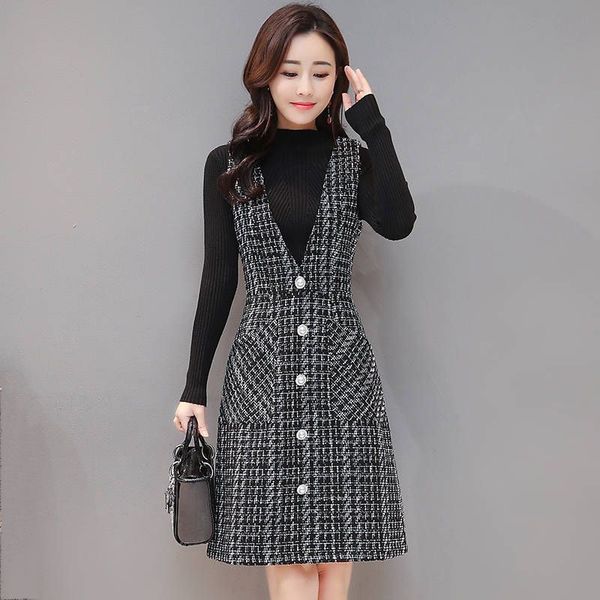 2021 new spring autumn women 2 two piece set ensemble femme knitted sweater + tracksuit ladies vintage slim clothes suits 786de6, Black;gray
2021 new spring autumn women 2 two piece set ensemble femme knitted sweater + tracksuit ladies vintage slim clothes suits 786de6, Black;gray