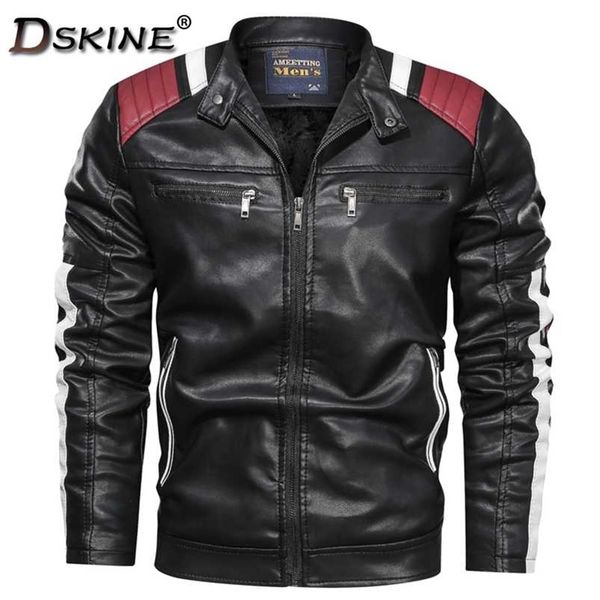 vintage motorcycle jacket autumn and winter men's keep warm fashion casual water proof pilot leather jacket fleece pu coat 211118, Black
vintage motorcycle jacket autumn and winter men's keep warm fashion casual water proof pilot leather jacket fleece pu coat 211118, Black