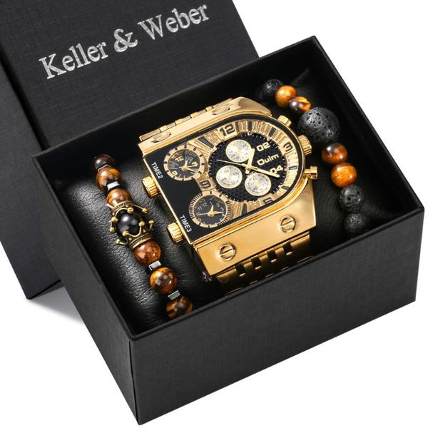 wristwatches quartz watches bracelet gift set men military waterproof wristwatch luxury gold stainless steel male watch relogio masculino, Slivery;brown
wristwatches quartz watches bracelet gift set men military waterproof wristwatch luxury gold stainless steel male watch relogio masculino, Slivery;brown