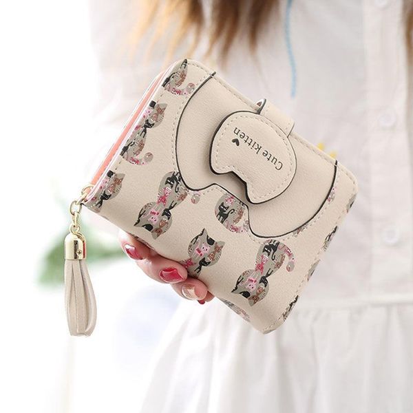 women lady girl cute cartoon cat wallet elegant card holder coin purse small pu leather clutch handbag fashion lovely money, Red;black
women lady girl cute cartoon cat wallet elegant card holder coin purse small pu leather clutch handbag fashion lovely money, Red;black