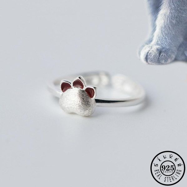 cluster rings 925 sterling silver cute cat's claw shape ring adjustable open finger knuckle jewelry gifts for women girls, Golden;silver
cluster rings 925 sterling silver cute cat's claw shape ring adjustable open finger knuckle jewelry gifts for women girls, Golden;silver