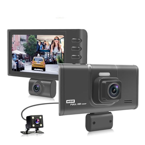 digital cameras elrvike 2021 three channel high definition night vision, reversing video all in one vehicle dash cam dvr
digital cameras elrvike 2021 three channel high definition night vision, reversing video all in one vehicle dash cam dvr