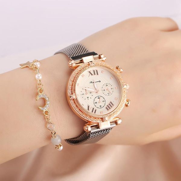 wristwatches light luxury niche ladies watch simple temperament female student ins wind quartz couple gift, Slivery;brown
wristwatches light luxury niche ladies watch simple temperament female student ins wind quartz couple gift, Slivery;brown