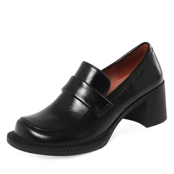 dress shoes lapolaka design chunky heels comfy walking fashion slip on 100% genuine leather vintage pumps woman, Black
dress shoes lapolaka design chunky heels comfy walking fashion slip on 100% genuine leather vintage pumps woman, Black