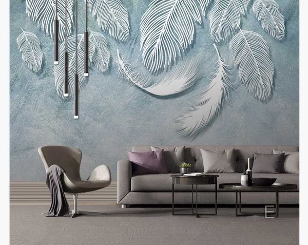 custom p wallpaper mural modern fashion color white feather texture art tv background wall
custom p wallpaper mural modern fashion color white feather texture art tv background wall