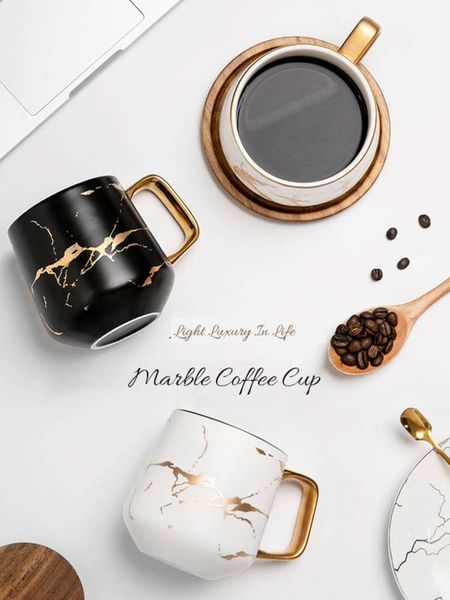 nordic marble coffee mugs matte luxury water cafe tea milk cups condensed coffee ceramic cup saucer suit with dish spoon set ins
nordic marble coffee mugs matte luxury water cafe tea milk cups condensed coffee ceramic cup saucer suit with dish spoon set ins