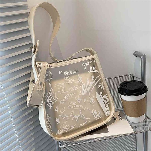 transparent large capacity women's summer 2021 new fashion broadband messenger graffiti jelly one shoulder bucket bag
transparent large capacity women's summer 2021 new fashion broadband messenger graffiti jelly one shoulder bucket bag