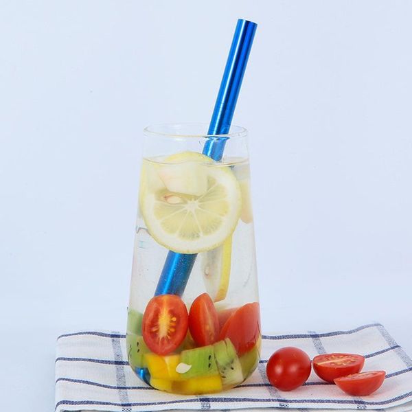 drinking straws 304 stainless steel reusable metal with cleaner brush wine milk water drinkware bar party accessory t
drinking straws 304 stainless steel reusable metal with cleaner brush wine milk water drinkware bar party accessory t