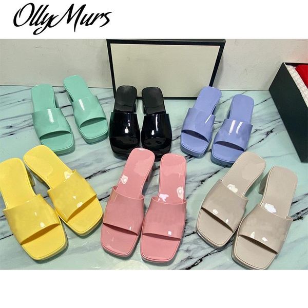 ollymurs candy color jelly platform slides women shoes summer square open toe block heels mules outdoor beach dress slippers, Black
ollymurs candy color jelly platform slides women shoes summer square open toe block heels mules outdoor beach dress slippers, Black
