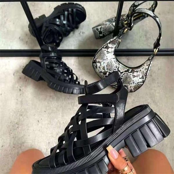 sandals 2021 platform women's fashion cross straps wedge high heels open toe flat shoes large size 36-43, Black
sandals 2021 platform women's fashion cross straps wedge high heels open toe flat shoes large size 36-43, Black