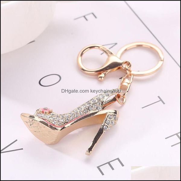 keychains fashion aessories high heel shoe keychain rhinestone crystal purse car key chain bag decorative alloy keyring drop delivery 2021 g, Silver
keychains fashion aessories high heel shoe keychain rhinestone crystal purse car key chain bag decorative alloy keyring drop delivery 2021 g, Silver