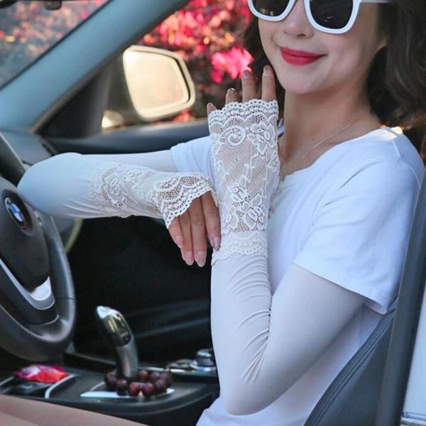 five fingers gloves summer women uv sunscreen lace silk thin long sleeve elastic touch screen driving glove half finger sport cycling mi, Blue;gray
five fingers gloves summer women uv sunscreen lace silk thin long sleeve elastic touch screen driving glove half finger sport cycling mi, Blue;gray