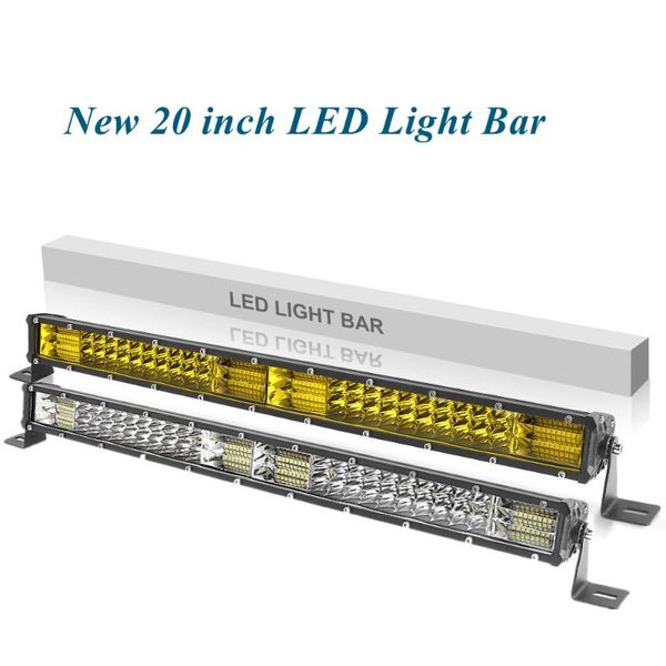 working light 20 inch silm led bar triple row work combo beam yellow white 24000lm 12v 24v for offroad truck car suv
working light 20 inch silm led bar triple row work combo beam yellow white 24000lm 12v 24v for offroad truck car suv