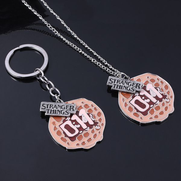 TV Series Stranger Things Eleven 011 Waffle Alloy Keychain Key Chains Keyring Key Chain Pendant Necklace Jewelry Accessories
TV Series Stranger Things Eleven 011 Waffle Alloy Keychain Key Chains Keyring Key Chain Pendant Necklace Jewelry Accessories