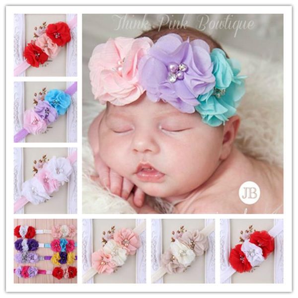 hair accessories 3 chiffon pearl flowers headbands girls accessory born bands 50pcs/lot, Slivery;white
hair accessories 3 chiffon pearl flowers headbands girls accessory born bands 50pcs/lot, Slivery;white
