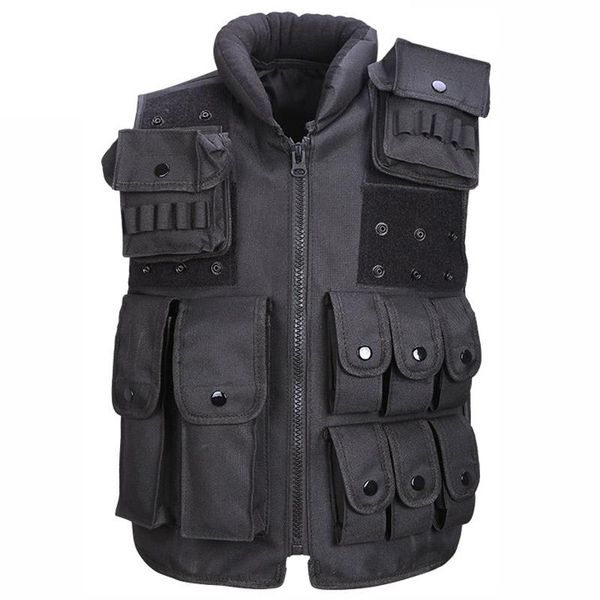 men's vests swat army multi-function black military tactical vest men outdoor hunting clothes multi pocket waistcoat sleeveless jacket, Black;white
men's vests swat army multi-function black military tactical vest men outdoor hunting clothes multi pocket waistcoat sleeveless jacket, Black;white