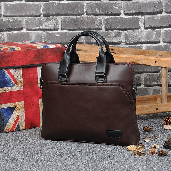 men shoulder briefcase leather designer handbag business lapbag messenger bags with straps totes men's luggage
men shoulder briefcase leather designer handbag business lapbag messenger bags with straps totes men's luggage