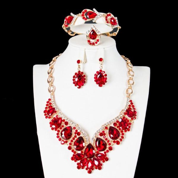 earrings & necklace rui jia dusk european and american ladies exaggerated crystal set bridal dress banquet fashion accessories, Silver
earrings & necklace rui jia dusk european and american ladies exaggerated crystal set bridal dress banquet fashion accessories, Silver