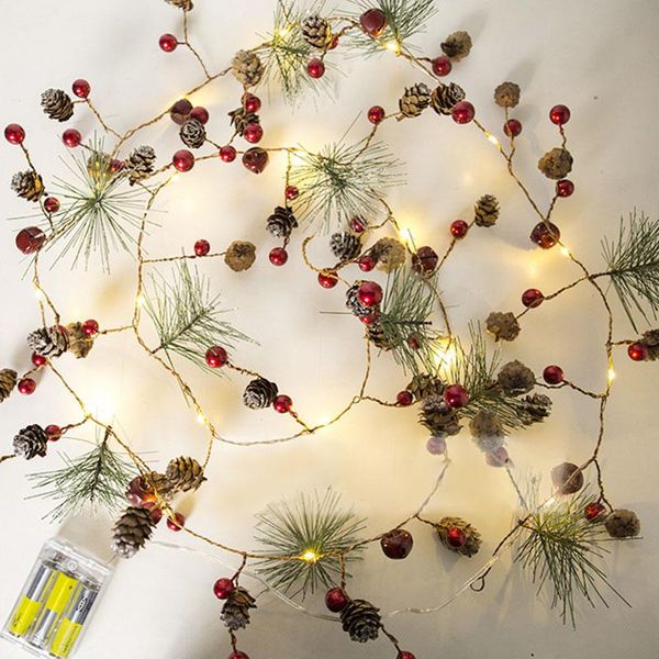 2m 20led christmas string lights pine cone red berry christmas garland fairy lights for wedding tree home party decor
2m 20led christmas string lights pine cone red berry christmas garland fairy lights for wedding tree home party decor