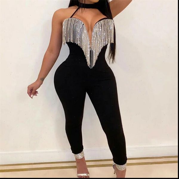 fashion women solid sleeveless deep v neck tassel skinny slim jumpsuit romper playsuit clubwear outfit, Black;white
fashion women solid sleeveless deep v neck tassel skinny slim jumpsuit romper playsuit clubwear outfit, Black;white