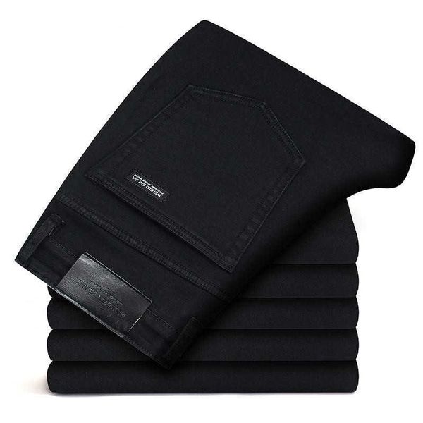 autumn classic style pure black stretch men's jeans fashion casual slim-fit denim pants male brand trousers 210622, Blue
autumn classic style pure black stretch men's jeans fashion casual slim-fit denim pants male brand trousers 210622, Blue
