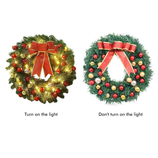 decorative flowers & wreaths 30/40cm christmas wreath with led string hanging rattan ornament bow xmas decor for home
decorative flowers & wreaths 30/40cm christmas wreath with led string hanging rattan ornament bow xmas decor for home