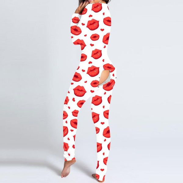 women pijamas onesies button-down front flap v-neck pajamas adults lips jumpsuit pyjama femme sleepwear bielizna erotyczna, Black;white
women pijamas onesies button-down front flap v-neck pajamas adults lips jumpsuit pyjama femme sleepwear bielizna erotyczna, Black;white