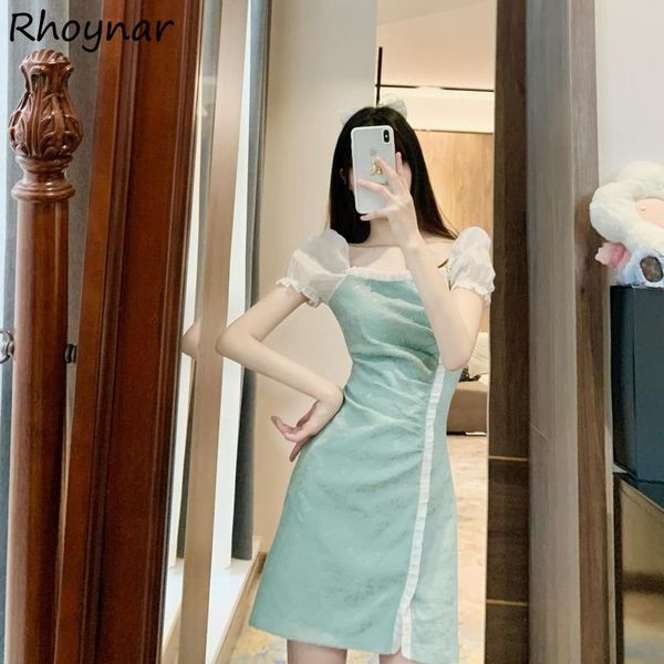 casual dresses puff sleeve dress women summer patchwork chinese style slim fashion square collar trendy party leisure vestdios female young, Black;gray
casual dresses puff sleeve dress women summer patchwork chinese style slim fashion square collar trendy party leisure vestdios female young, Black;gray