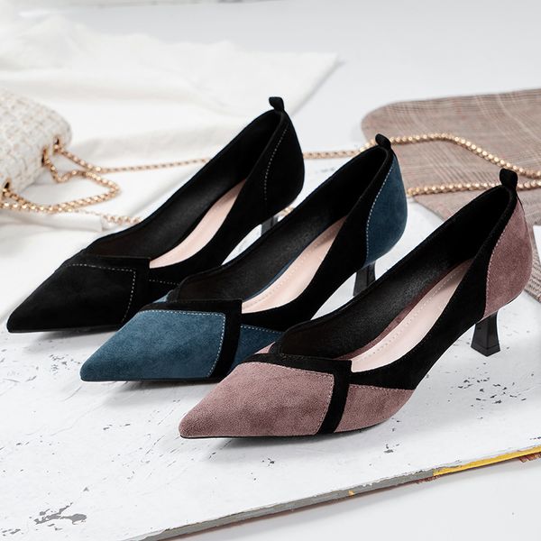 plus size 35-43 women dress shoes patchwork pumps pointed toe party shoes woman fashion pumps low heels boat shoe ladies 7895ndress shoes, Black
plus size 35-43 women dress shoes patchwork pumps pointed toe party shoes woman fashion pumps low heels boat shoe ladies 7895ndress shoes, Black
