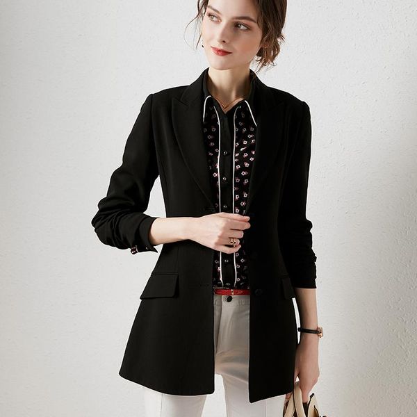 women's suits & blazers spring and autumn fashion suit jacket black business ol commuter british wild waist slim fit women, White;black
women's suits & blazers spring and autumn fashion suit jacket black business ol commuter british wild waist slim fit women, White;black