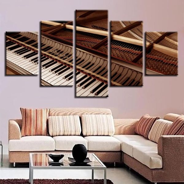 canvas painting poster for living room modern 5 panel piano musical instruments wall art home decor frame hd printed pictures
canvas painting poster for living room modern 5 panel piano musical instruments wall art home decor frame hd printed pictures