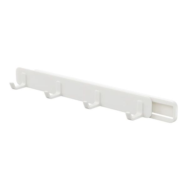 hooks & rails wall-mounted retractable self adhesive hook strip - 4 u-shaped on one ideal for space utilization of hangable tools
hooks & rails wall-mounted retractable self adhesive hook strip - 4 u-shaped on one ideal for space utilization of hangable tools