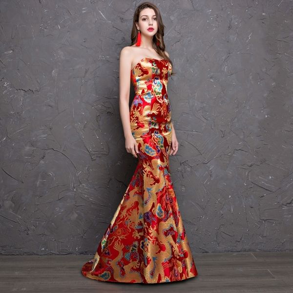 new gorgeous 2021 style mermaid strpless long evening es gold/red prom party gowns print pattern vestido de festa j46l, Black;red
new gorgeous 2021 style mermaid strpless long evening es gold/red prom party gowns print pattern vestido de festa j46l, Black;red