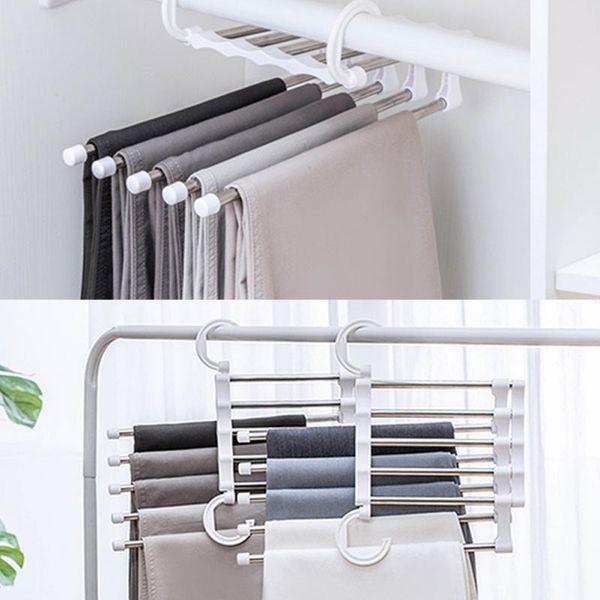hangers & racks stainless steel multifunctional clothes folding multi-layer storage rack white home garden
hangers & racks stainless steel multifunctional clothes folding multi-layer storage rack white home garden