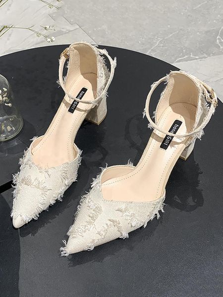 dress shoes 2021 spring and summer women's pointed high heels fashion all-match thick heel, Black
dress shoes 2021 spring and summer women's pointed high heels fashion all-match thick heel, Black