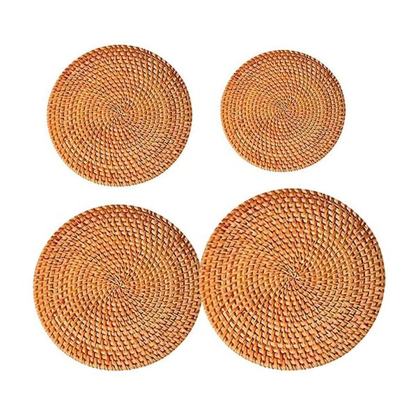 mats & pads round rattan coasters table heat resistant weave placemats for drinks holder kitchen
mats & pads round rattan coasters table heat resistant weave placemats for drinks holder kitchen