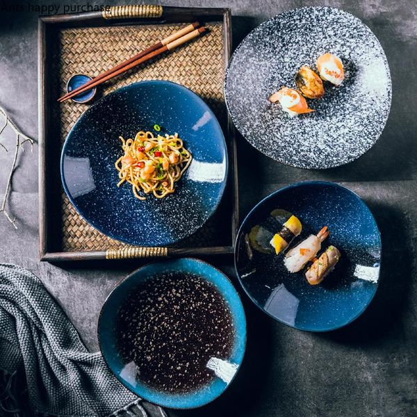dishes & plates creative japanese-style irregular round ceramics marble plate dessert dish kitchen multifunction household dinner
dishes & plates creative japanese-style irregular round ceramics marble plate dessert dish kitchen multifunction household dinner