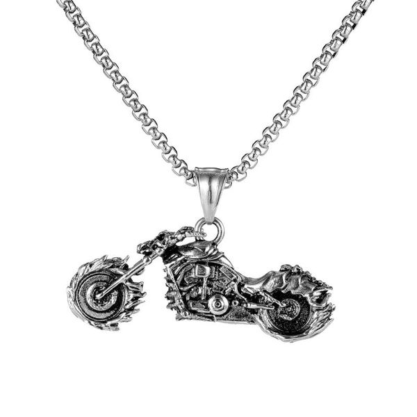 pendant necklaces 1pc stainless steel neck jewelry stylish hip-hop male motorbike necklace, Silver
pendant necklaces 1pc stainless steel neck jewelry stylish hip-hop male motorbike necklace, Silver