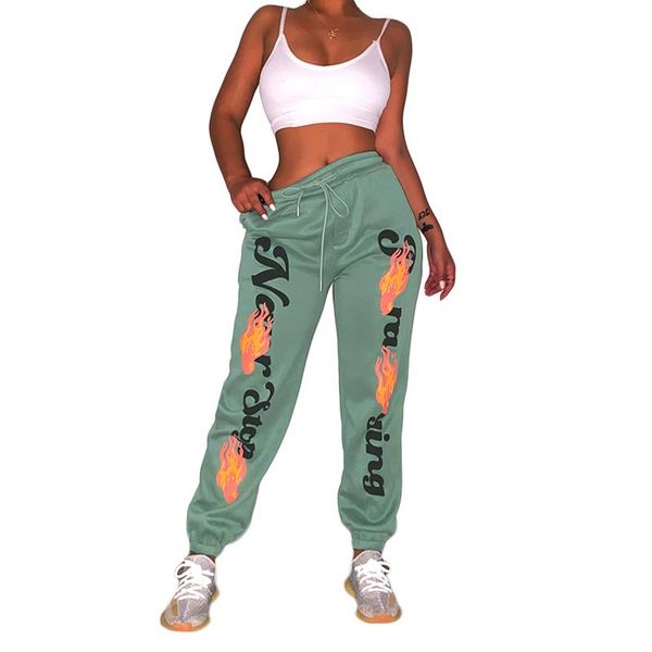 women's pants & capris loose sweatpants, stylish letter flame print elastic waist jogger running 2021 autumn fashion casual, Black;white
women's pants & capris loose sweatpants, stylish letter flame print elastic waist jogger running 2021 autumn fashion casual, Black;white