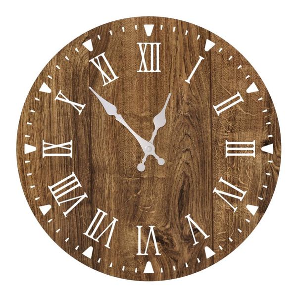 wall clocks nordic home decor wooden clock modern design hanging decorative living room large wood silent
