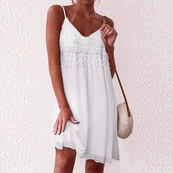 v neck strap open women dresses white lace sleeveless shift above knee slip loose elegant mini dress for, Black;gray
v neck strap open women dresses white lace sleeveless shift above knee slip loose elegant mini dress for, Black;gray