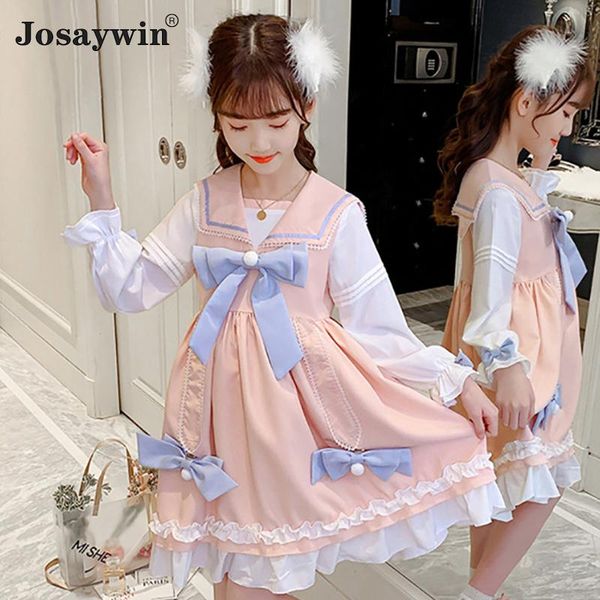 girl's dresses lolita girl dress for kids teenager long sleeve party wedding student vestido with bow birthday princess, Red;yellow
girl's dresses lolita girl dress for kids teenager long sleeve party wedding student vestido with bow birthday princess, Red;yellow