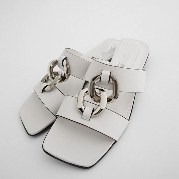 shoes rivet woman's slippers luxury slides 2021 flat soft designer fabric pu basic metal decoration rubber hoof heels scandals, Black
shoes rivet woman's slippers luxury slides 2021 flat soft designer fabric pu basic metal decoration rubber hoof heels scandals, Black