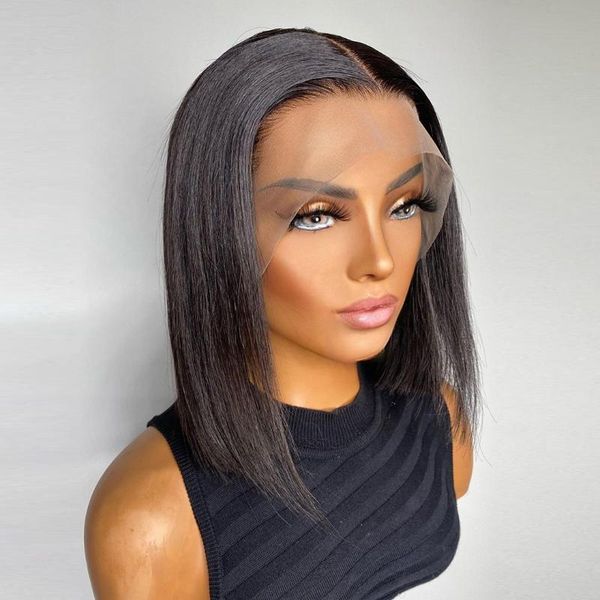 lace wigs 13x6x1 glueless wig brazilian remy human hair for black women straight short bob preplucked with baby, Black;brown
lace wigs 13x6x1 glueless wig brazilian remy human hair for black women straight short bob preplucked with baby, Black;brown
