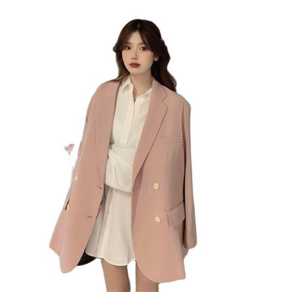 women's suits & blazers 2021 oversize pink suit jacket girl korean style spring autumn women outerwear f1014, White;black
women's suits & blazers 2021 oversize pink suit jacket girl korean style spring autumn women outerwear f1014, White;black