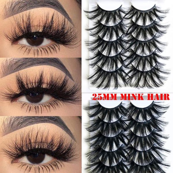 false eyelashes 5 pairs faux mink hair dramatic 25mm thick long fake eye lashes handmade natural wispy eyelash makeup extension tool
false eyelashes 5 pairs faux mink hair dramatic 25mm thick long fake eye lashes handmade natural wispy eyelash makeup extension tool