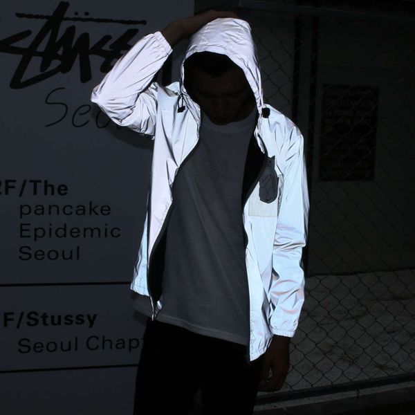 autumn and winter new cat reflective hooded coat men's fashion brand sports students' stormsuit class clothes lovers' windbre, Black
autumn and winter new cat reflective hooded coat men's fashion brand sports students' stormsuit class clothes lovers' windbre, Black