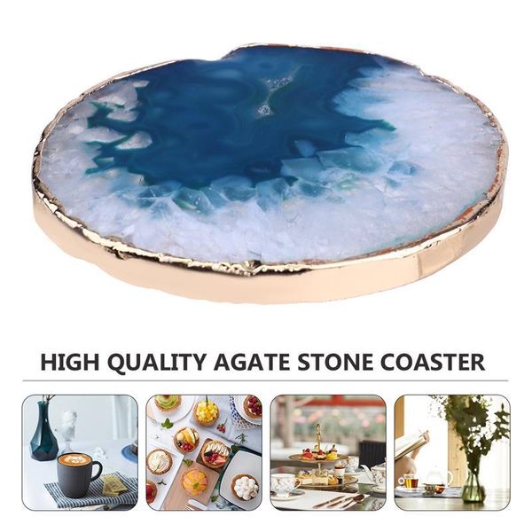 decorative objects & figurines 1pc agate stone geometric round plating golden edge creative mug pad mat for restaurant home bar tea
decorative objects & figurines 1pc agate stone geometric round plating golden edge creative mug pad mat for restaurant home bar tea